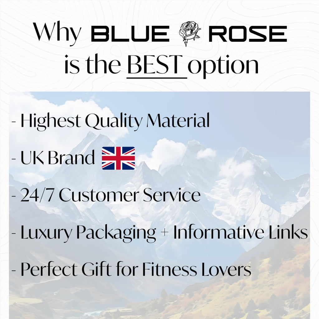 Blue Rose Lung Trainer with Adjustable Resistance Breathing Exerciser & Lung Cleanse Device for Enhanced Lung Capacity, Fitness & Respiratory Health – Includes Free eBook (Black)